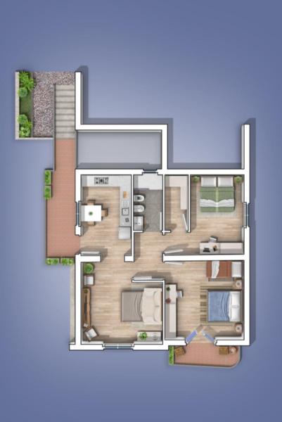Appartamento  via artaria 2 pax bis