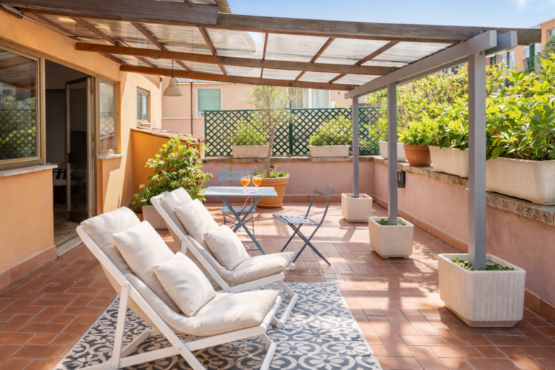 B1 - The Trastevere Rooftop Suite - Spa & Skyline View 