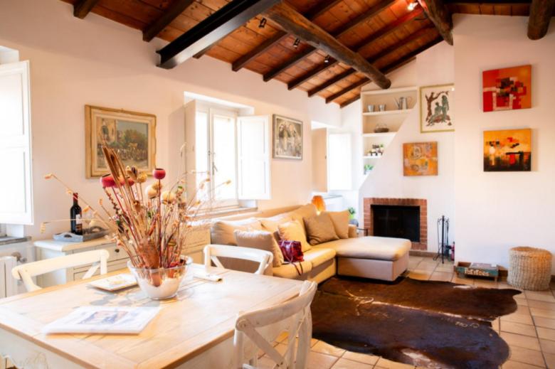 Attic Rione Monti in the heart of Rome  - Colosseo